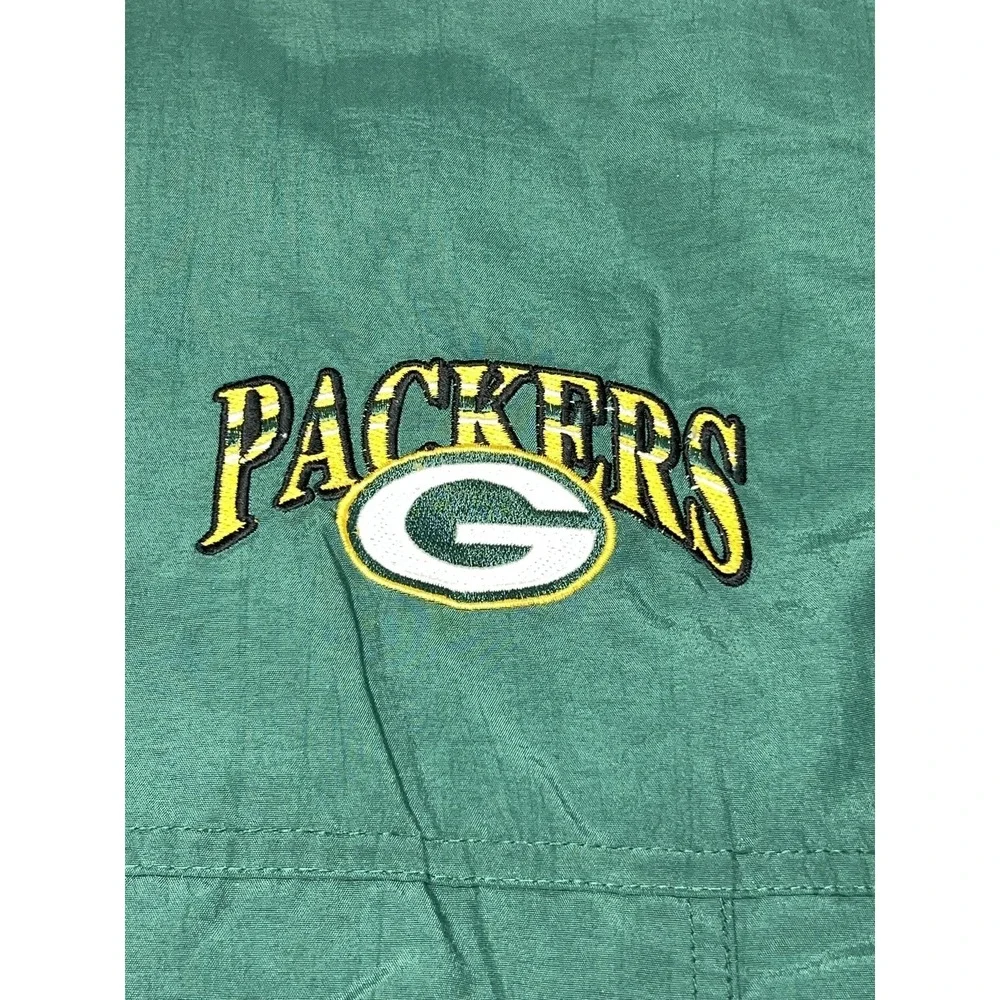 Vintage Green Bay Packers Jacket Mens XL Green NFL Football Starter Coat 90s